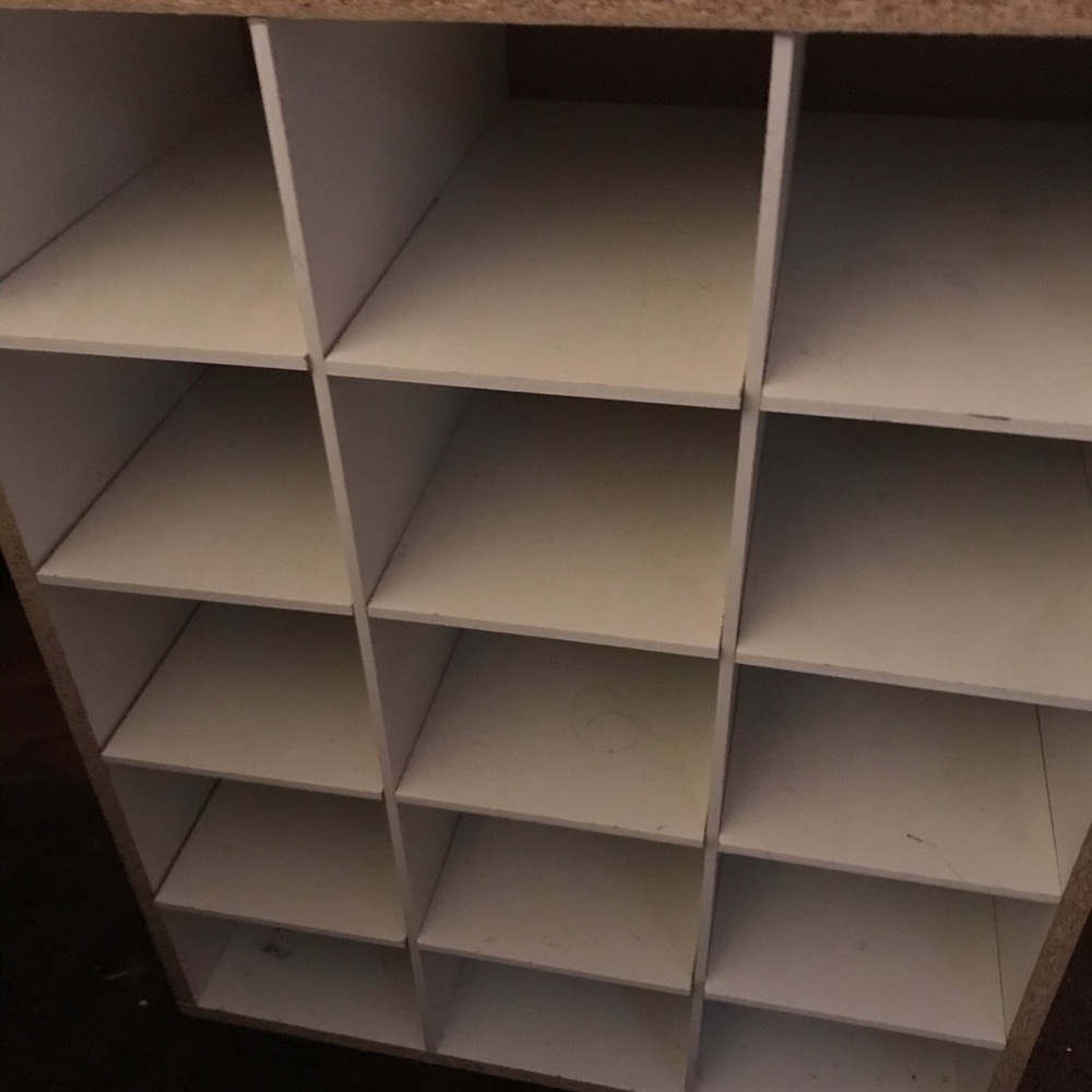 Cabinet’s I used to put my shoes in.